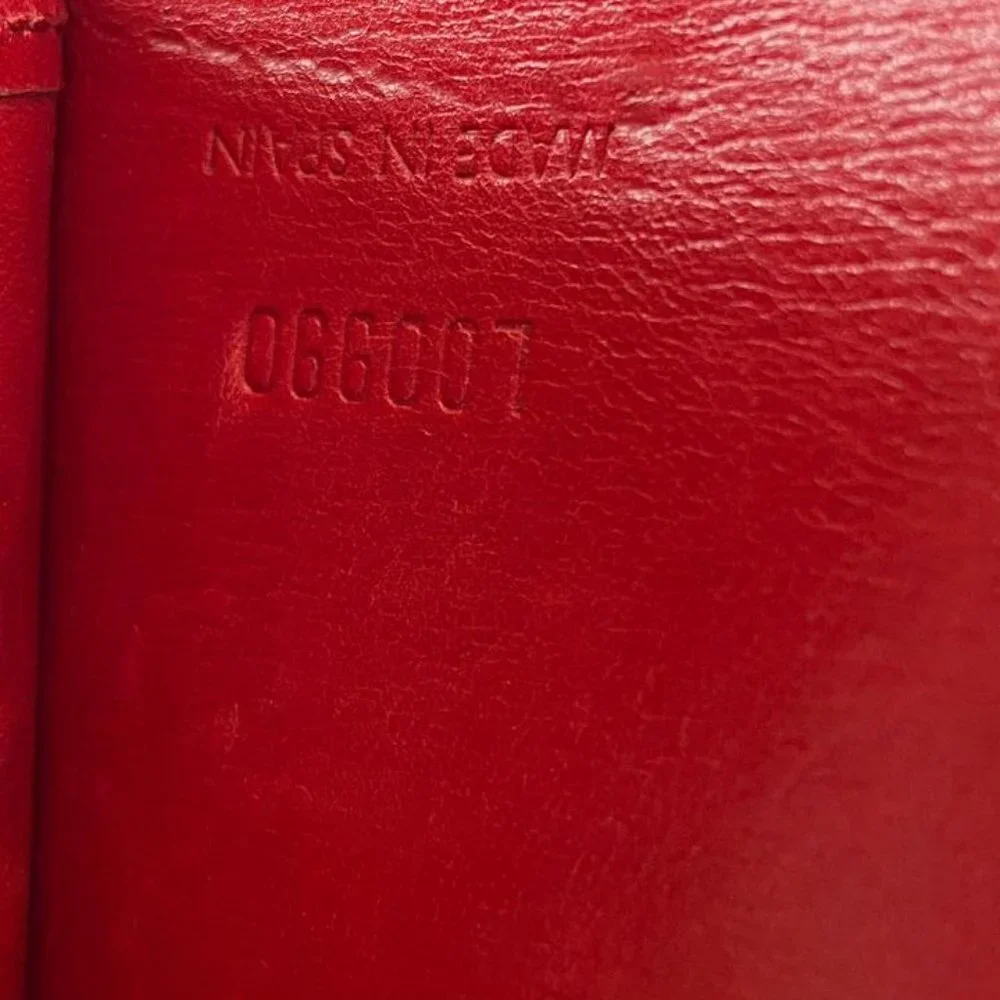 Louis Vuitton Red Epi Leather Sarah Long Wallet 7l